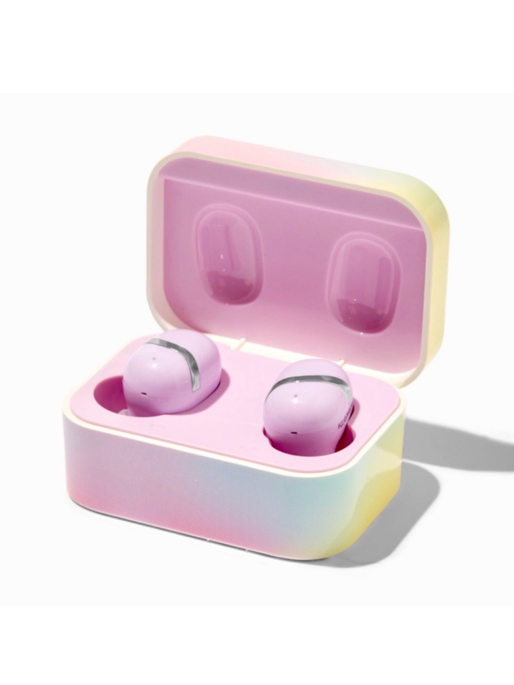 Pastel Ombre Wireless Earbuds In Case - NWT